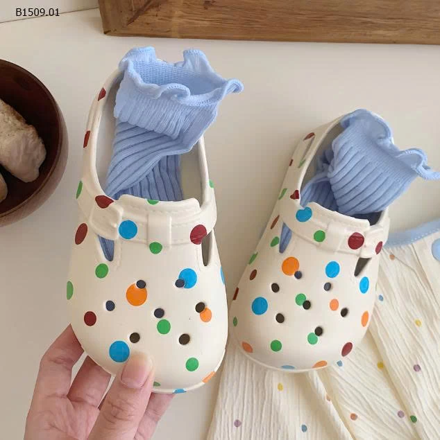 GIÀY SỤC TRẺ EM HỌA TIẾT CHẤM BI- sỉ 135k