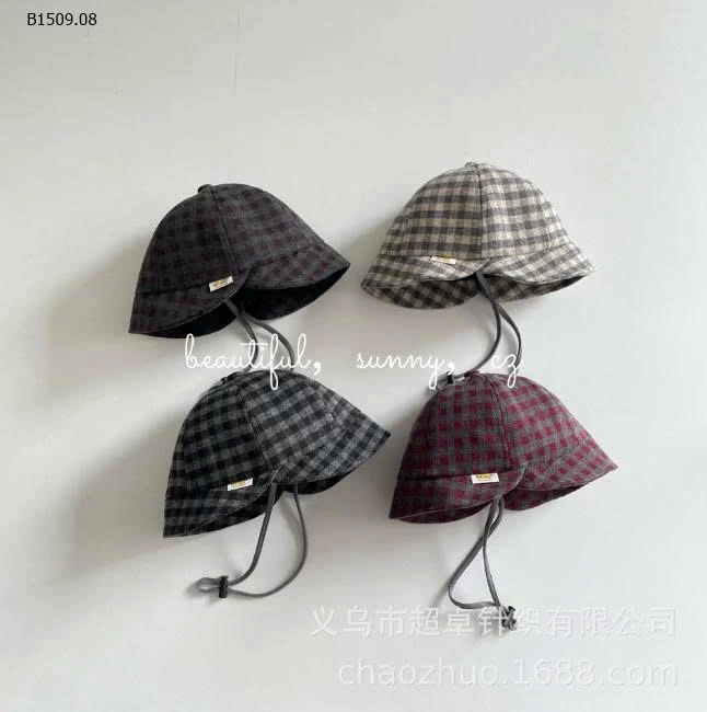 MŨ KẺ DÂY QUAI CHO BÉ CHAOZHUO-Giá sỉ 83k