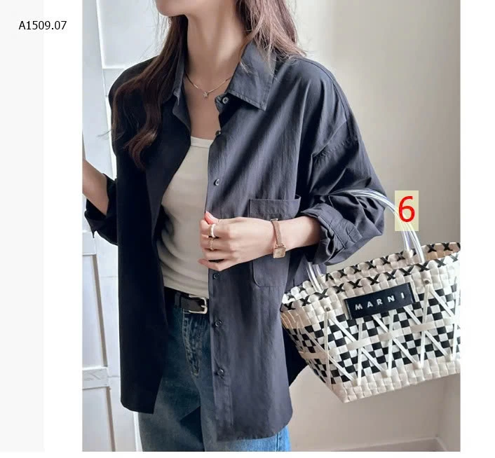 ÁO SƠ MI HÀN QUỐC FORM RỘNG MÙA HÈ - sỉ 160k