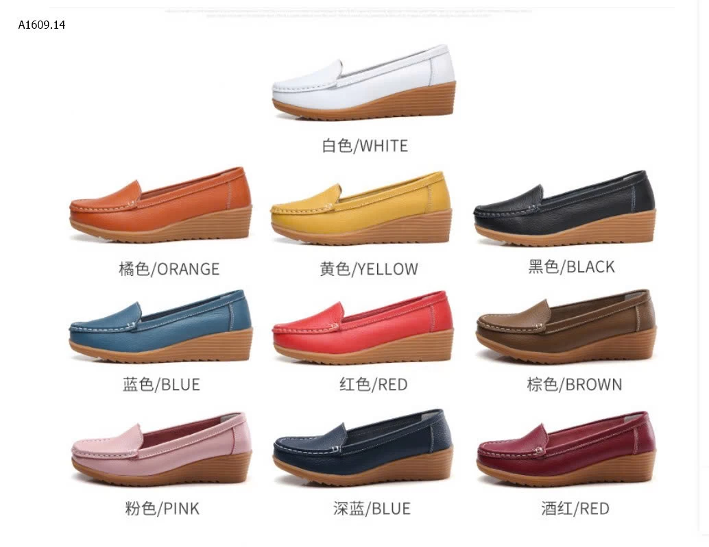 bst GIÀY MOCA DA MỀM NỮ - sỉ 163k