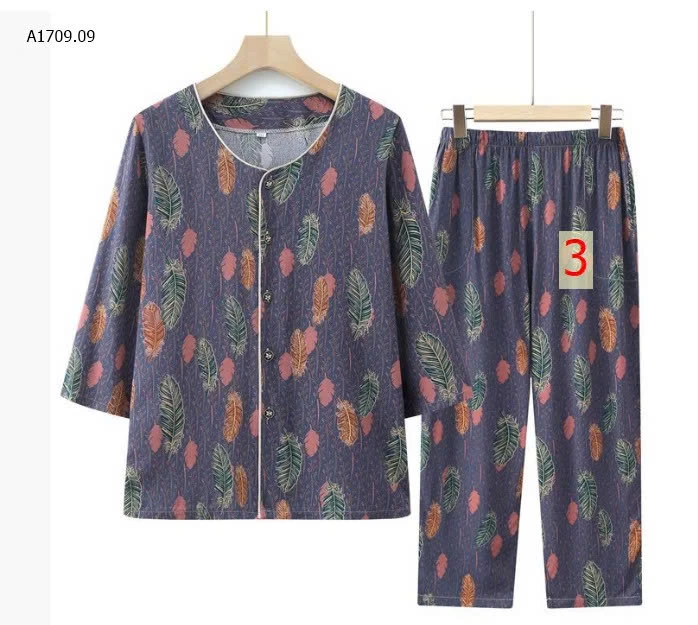 BỘ TRUNG NIÊN MẶC NHÀ Dành CHO BÀ CHO MẸ - sỉ 178k