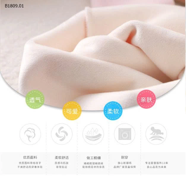 ÁO NỈ THỎ RABIT BÉ GÁI-Giá sỉ sz 80-110: 49k sz 120-140: 59k sz 150: 62k 