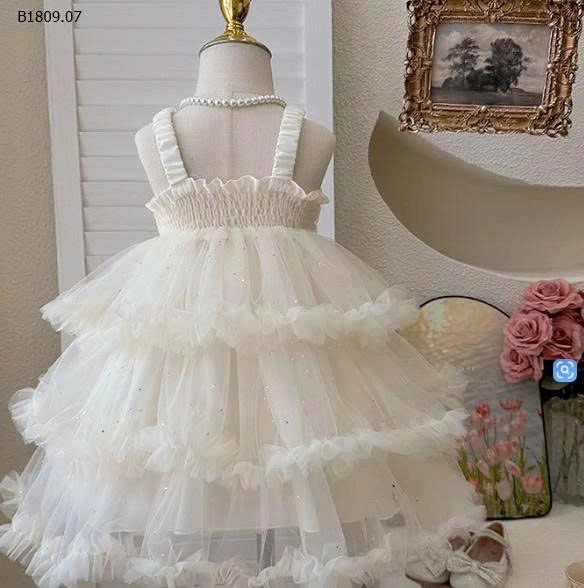 VÁY BÈO TẦNG ĐÍNH NGỌC-Giá sỉ 227k 