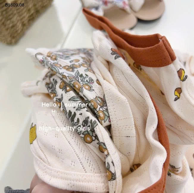 Bộ đồ ngủ cotton thoáng khí cho bé -Giá sỉ 72k