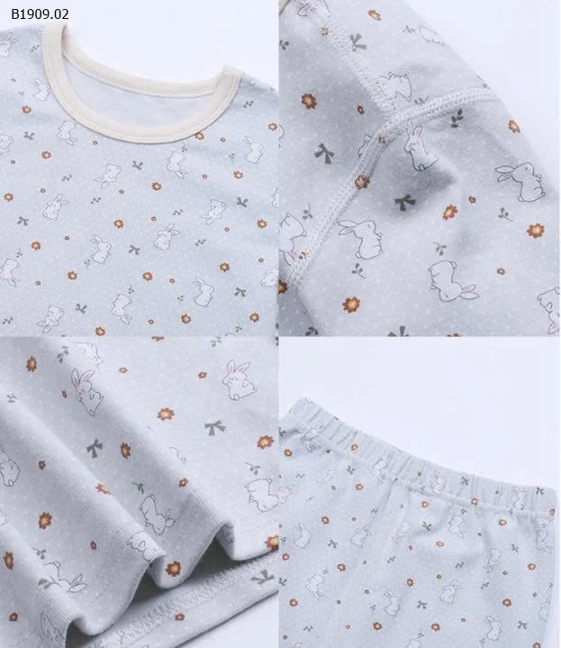 BỘ NGỦ HÀN thu đông CHO BÉ  IU nhà AMBB  -Giá sỉ  size : 80-150 giá 132k  size : 160 giá 150k