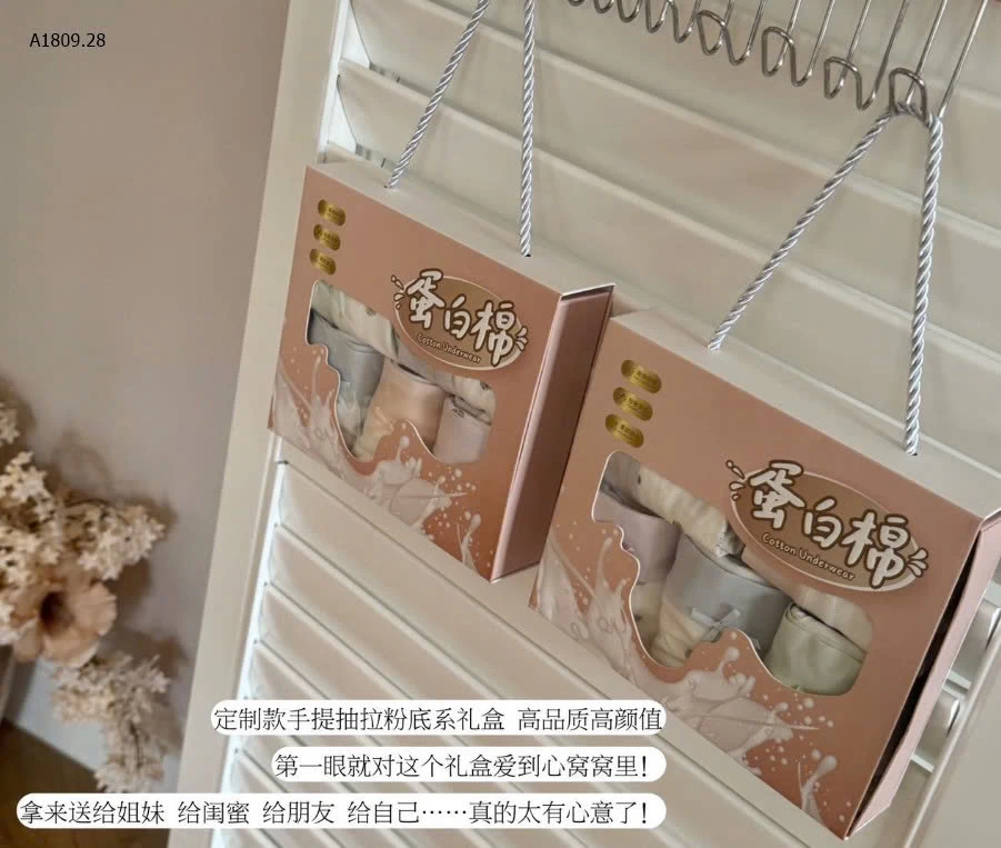 SET HỘP 5 QUẦN CHIP NỮ - sỉ 105k  