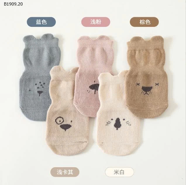 SET 10Đ TẤT NEMO CHỐNG TRƠN -Giá sỉ 95k/1 set 10 đôi mix màu hoặc chọn màu