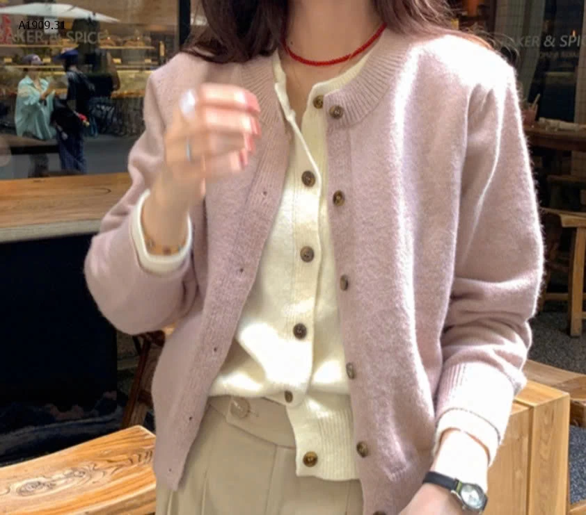 ÁO LEN CARDIGAN NỮ GIẢ 2 MẢNH - sỉ 183k