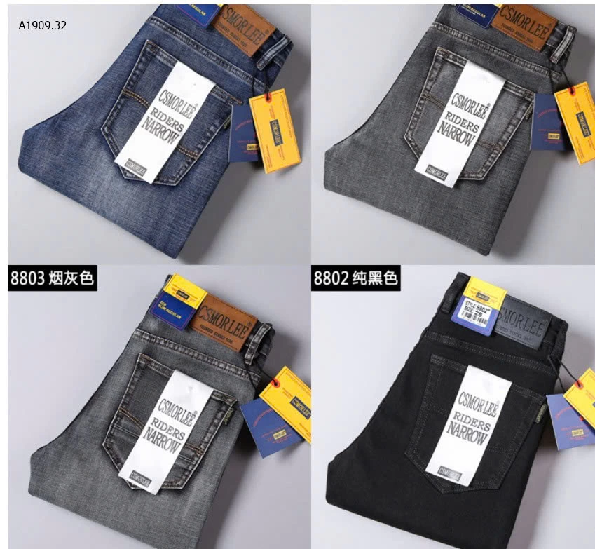  QUẦN JEAN XK CHO NAM - sỉ 250k