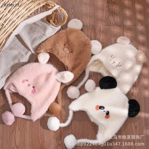 MŨ TRÙM TAI CUTE CHO BÉ - sỉ 109k