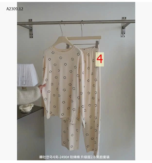 BỘ DÀI TAY MẶT CƯỜI MONTIE  - sỉ 225k  