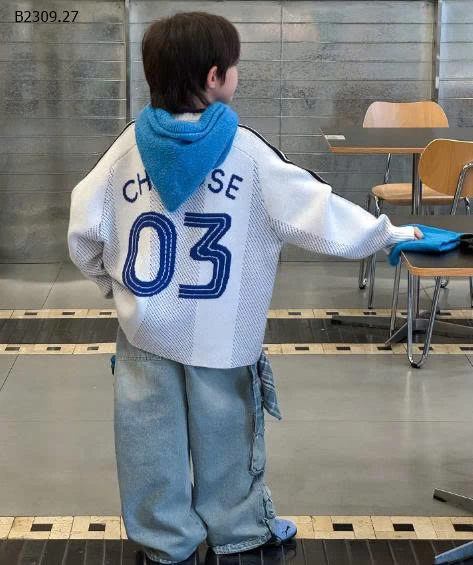 ÁO LEN PHỐI SỌC BÊN BT- sỉ 258k