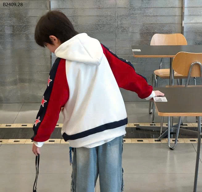 HOODIE NỈ 3 LÁ BÉ TRAI-Giá sỉ 232k