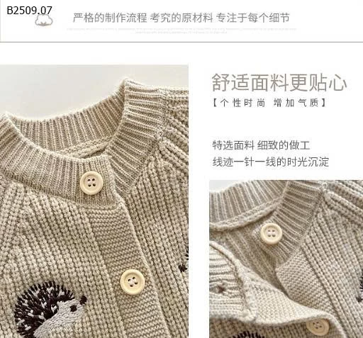 Bộ len đan liền thân cho trẻ- sỉ 172k