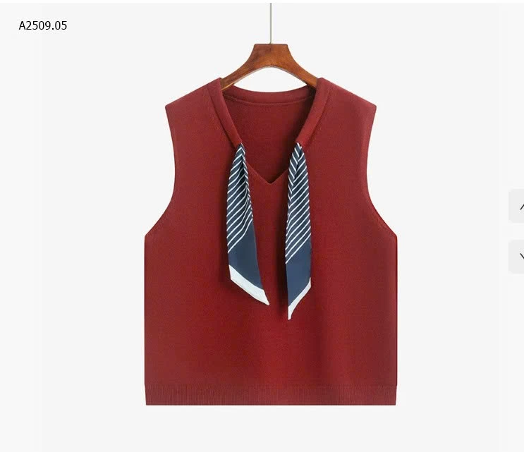 Áo len không tay cổ chữ V - sỉ 213k 