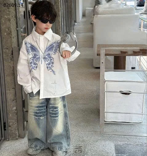 ÁO SƠ MI CÁNH BƯỚM - sỉ 167k