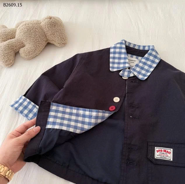 ÁO KHOÁC PHỐI KẺ MIMIYAN BT - sỉ 202k