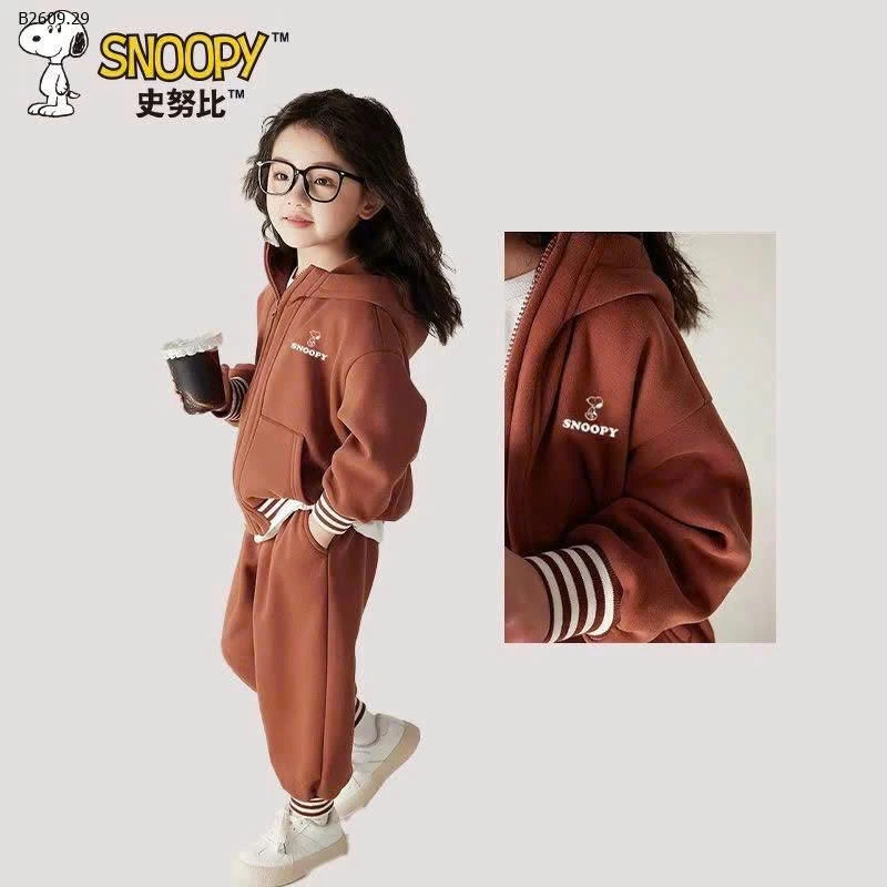 Bộ nỉ chính hang Snoopy - sỉ 260k