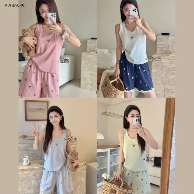 BỘ COTTON SÁT NÁCH - sỉ 185k