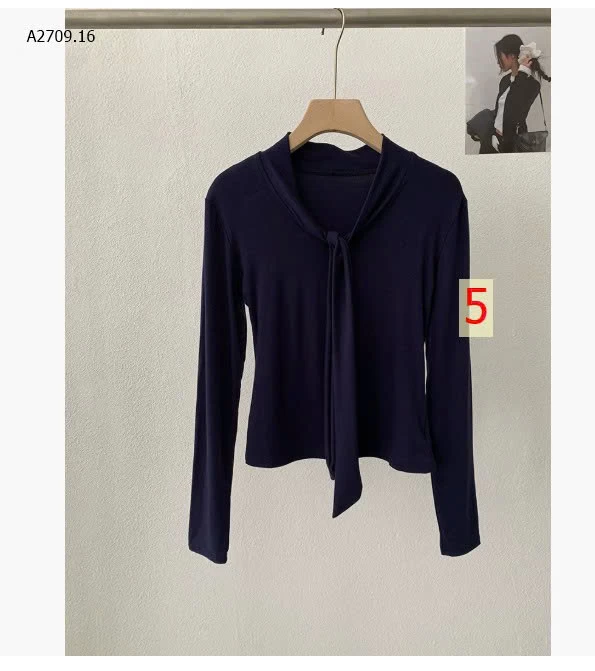 ÁO THUN DÀI TAY GIẢ KHĂN NỮ - sỉ 149k
