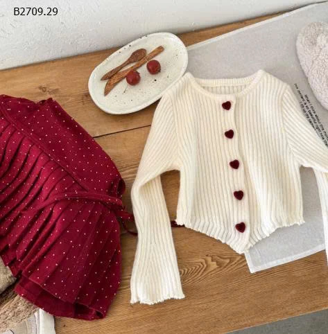 SÉT CROPTOP MIX CV ĐỎ-Giá sỉ áo giá 179k  cv giá 160k 