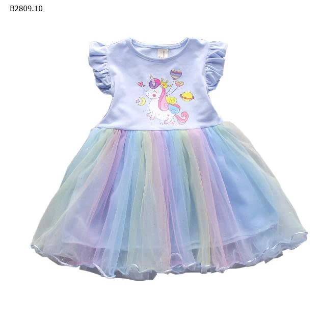 VÁY THUN CHÂN VOAN SẮC MÀU-Giá sỉ 97k