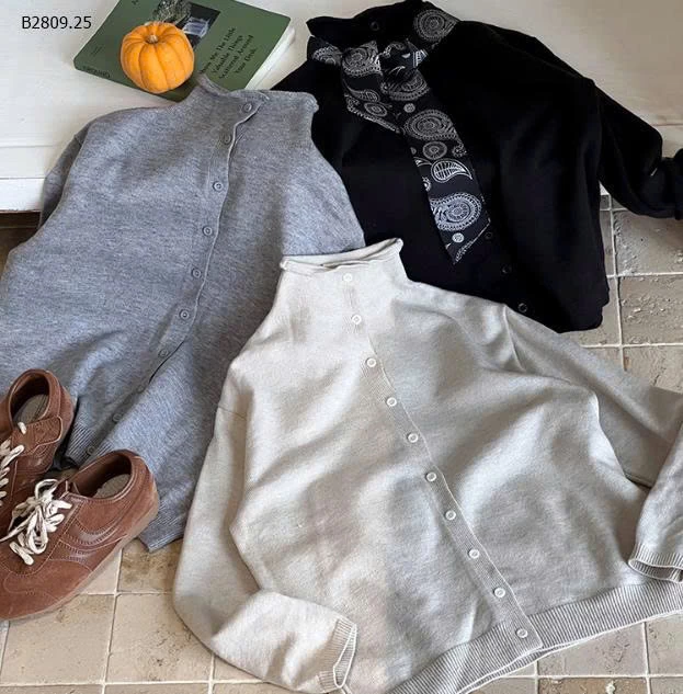 Áo khoác len cardigan dệt kim phong cách Hàn Quốc nhà AMBB - giá sỉ  size 90-150 giá 140k size 160 giá 155k