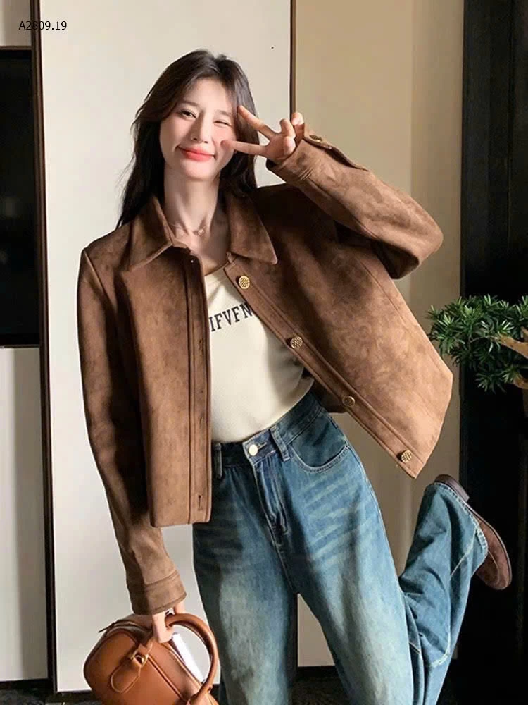 ÁO KHOÁC DA LỘN  - sỉ 285k