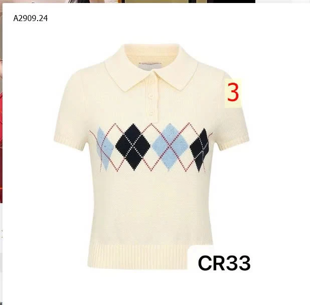 ÁO LEN DỆT KIM CỔ POLO - sỉ 115k