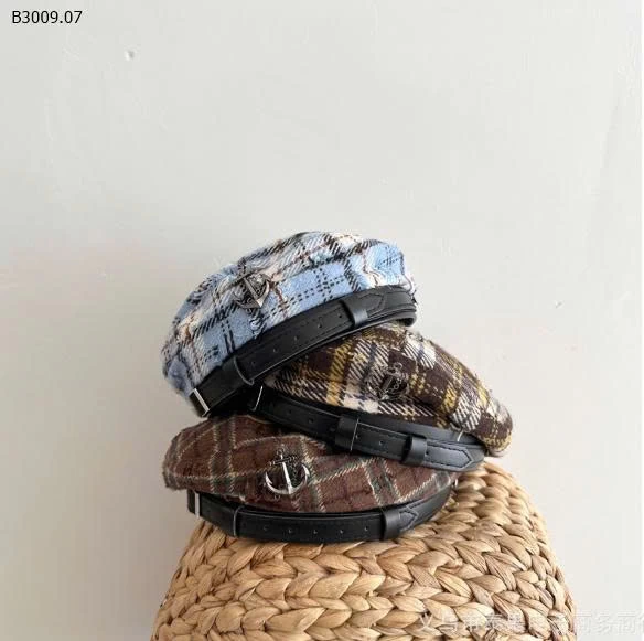 MŨ NỒI KẺ CARO CHO BÉ-Giá sỉ 96k