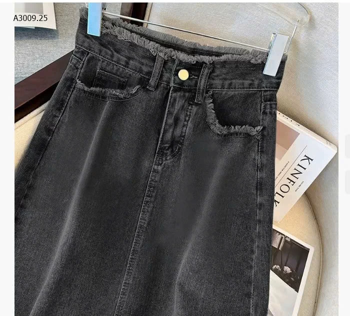 Chân váy jean cá tính- sỉ 150k