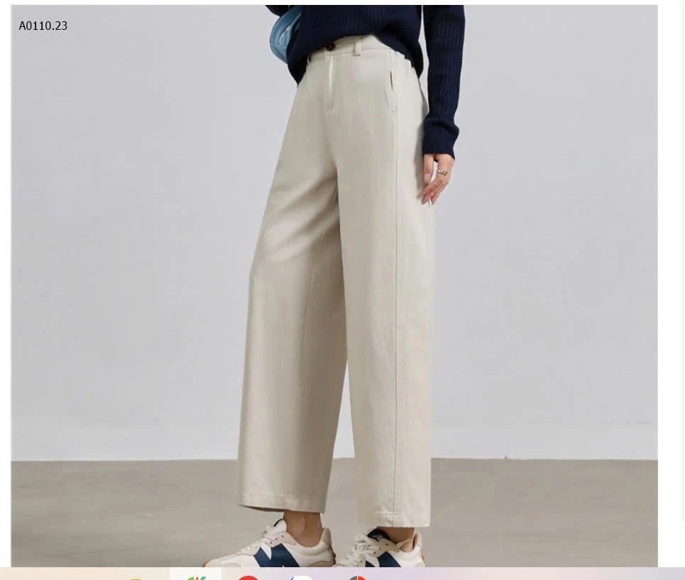 QUẦN ỐNG RỘNG CHO NỮ - sỉ 225k