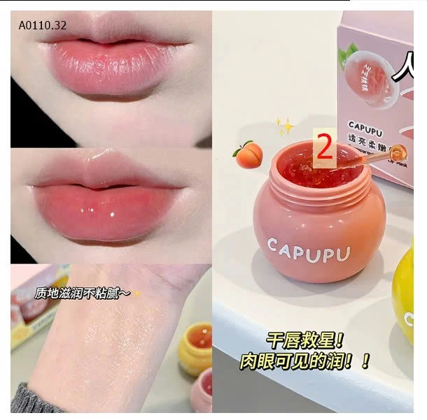 SET 2 SON DƯỠNG CAPUPU - sỉ 48k/set 2c mix