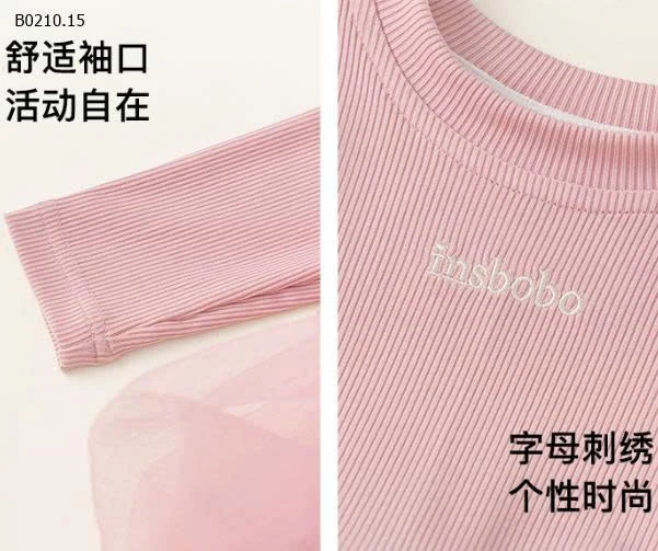 Váy công chúa  vải tuyn lưới váy thời trang cho bé nhà Mbang - sỉ 220k