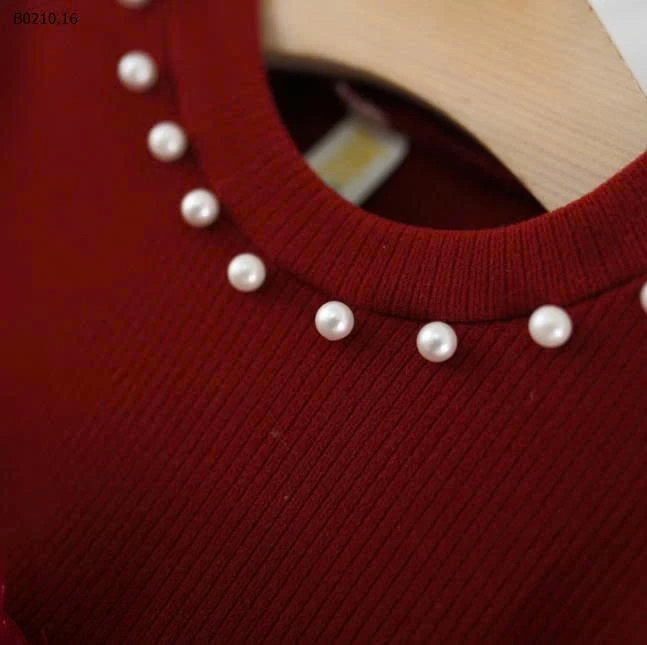 Váy công chúa thời trang đính hạt và  nơ cho bé - sỉ 115k