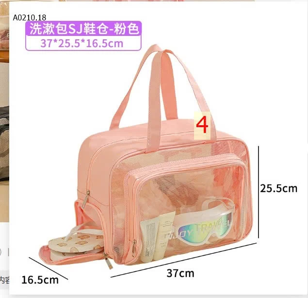 TÚI NHỰA ĐỰNG ĐỒ DU LỊCH CHỐNG NƯỚC  - sỉ 80k