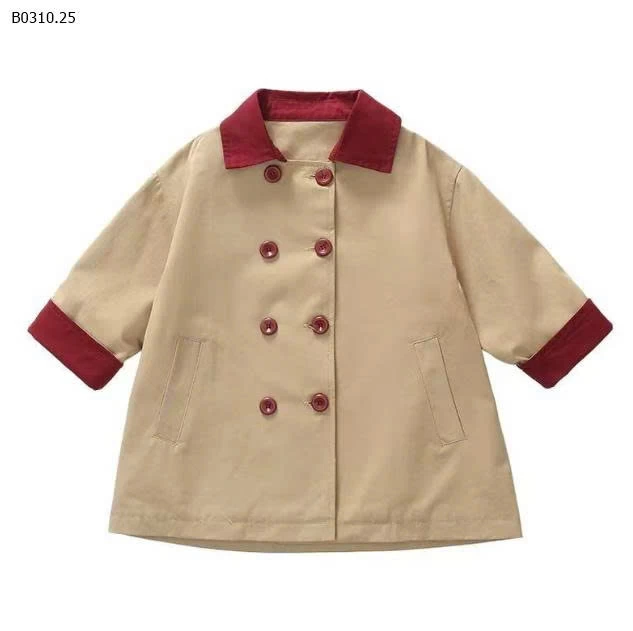 ÁO MĂNG TÔ DÁNG DÀI CHO BG-Sỉ 145k