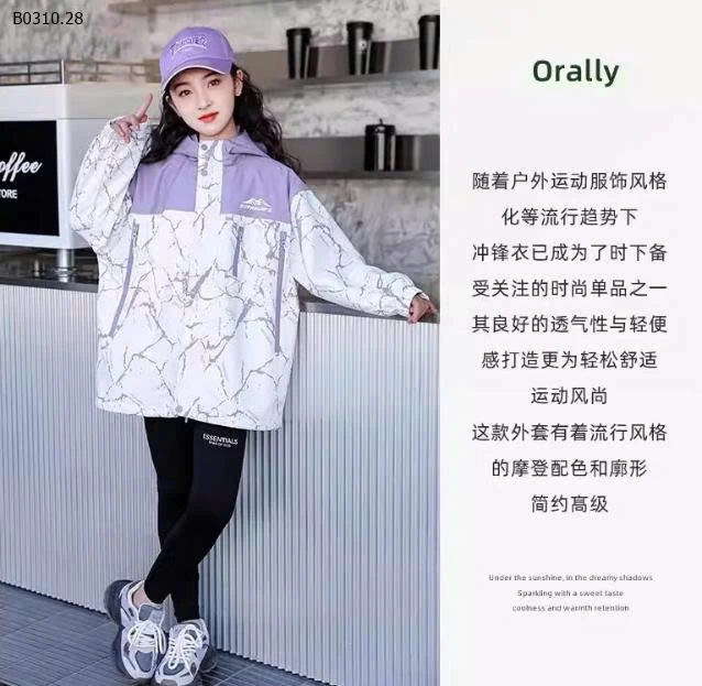 ÁO KHOÁC GIÓ CHO BG -Sỉ 165k