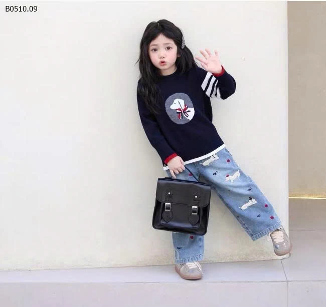 ÁO LEN CHO BÉ-Giá sỉ sz 90-130: 129k  sz 140-160: 145k 