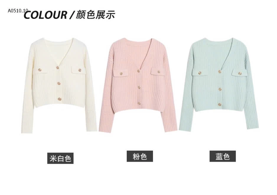 ÁO LEN CỔ V NỮ - sỉ 145k