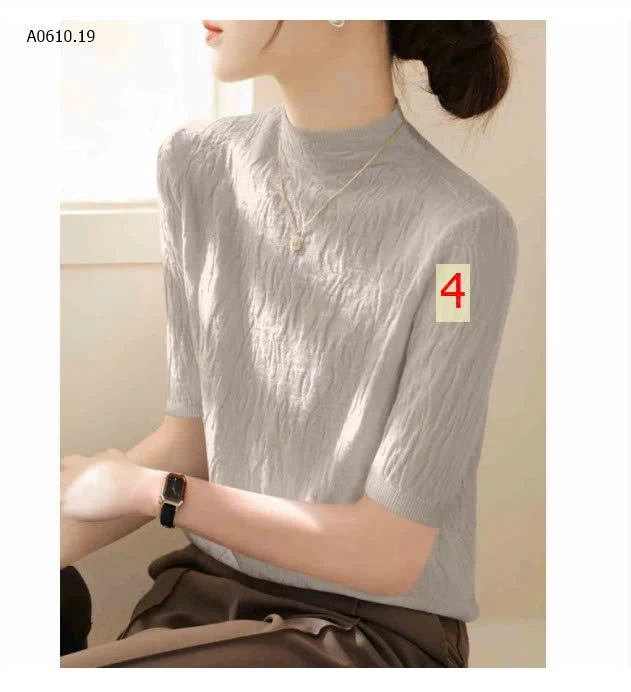 ÁO THUN CỔ MOCK-NECK HÀN QUỐC-Giá sỉ 75k