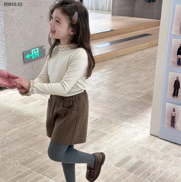 ÁO THUN GIỮ NHIỆT PHỐI BÈO MIX QUẦN SHORT AMBB- Giá sỉ áo=quần: sz 90-150: 133k  sz 160: 145k  sz 170: 157k 