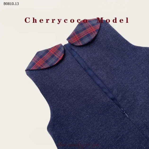 SÉT CARDIGAN ĐẦM JEANS CHERRYCOCO- Giá sỉ 318k
