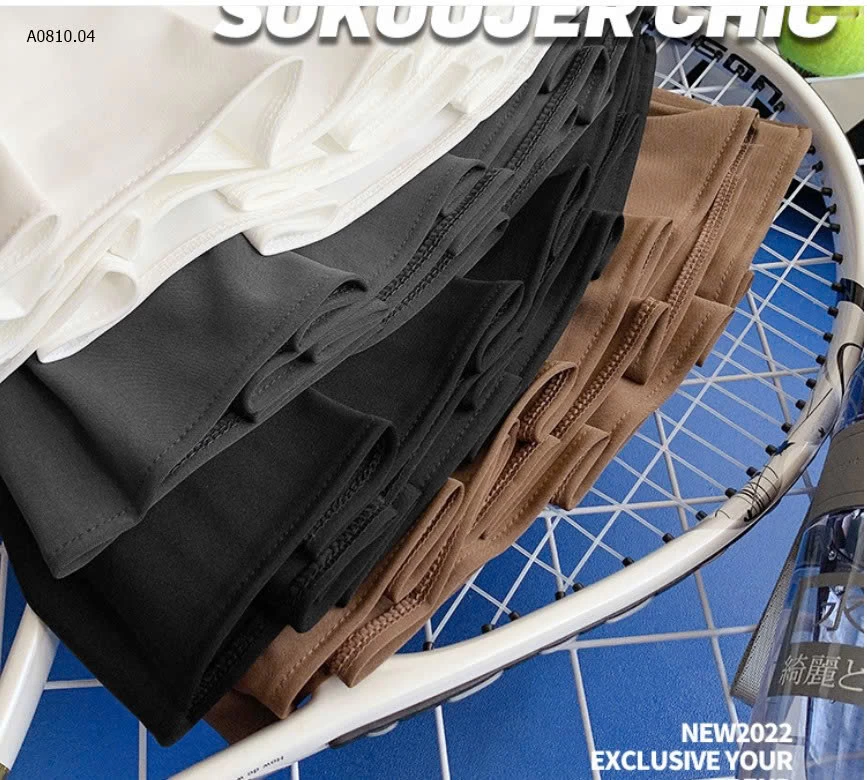 CHÂN VÁY XẾP LY TONE TÂY hãng SOKUOJER CHIC-Giá sỉ 135k