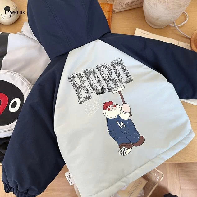 ÁO KHOÁC CHẦN BÔNG BOBO BT- sỉ 218k