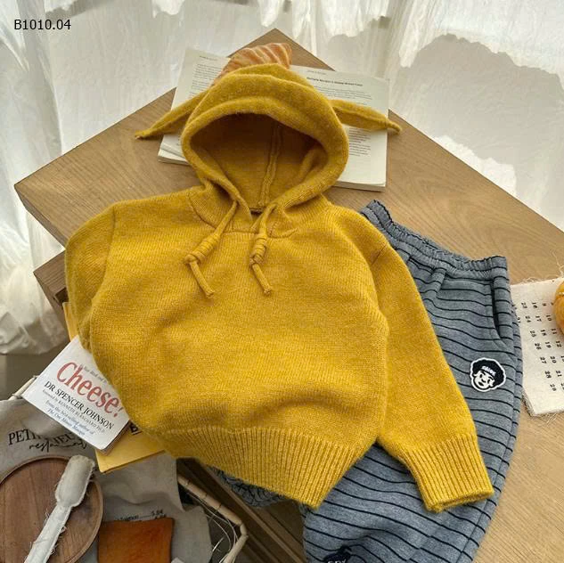 ÁO LEN CÓ MŨ BT- Giá sỉ 163K