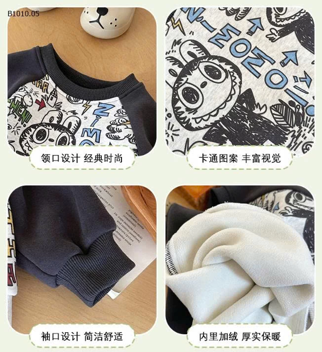 ÁO NỈ LABUBU BT- sỉ 125k