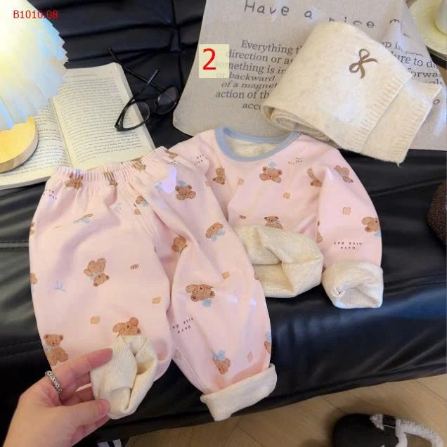 BỘ THU ĐÔNG HỌA TIẾT CHO BÉ- Giá sỉ 80-110: 90k  120-160: 100k 