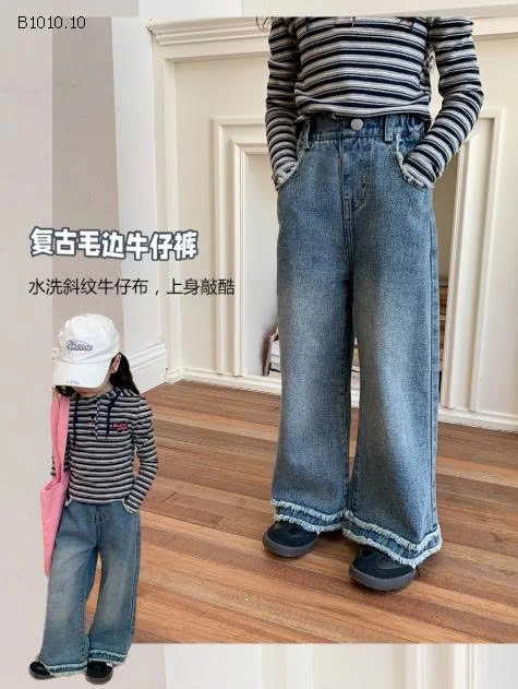 QUẦN JEAN SUÔNG AMBB BG - sỉ 167k