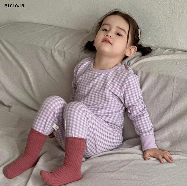 BỘ THU ĐÔNG KẺ CARO CHO BÉ- sỉ 80-120: 103k 130-160: 119k